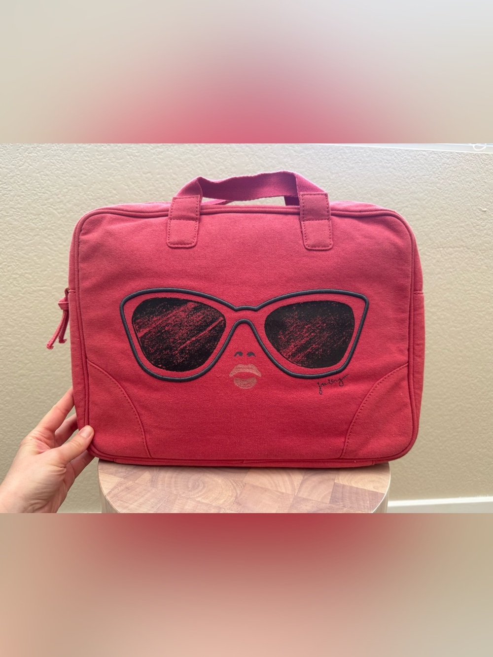Vintage Juicy Couture Laptop Case Pink
